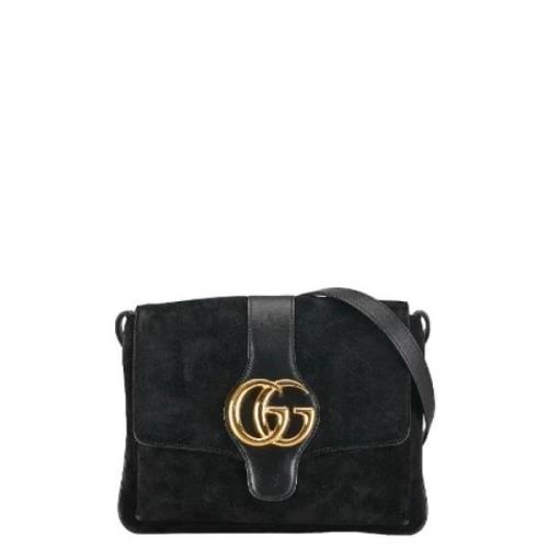 Pre-owned Leather crossbody-bags Gucci Vintage , Black , Dames