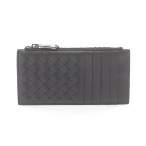 Pre-owned Leather wallets Bottega Veneta Vintage , Black , Dames