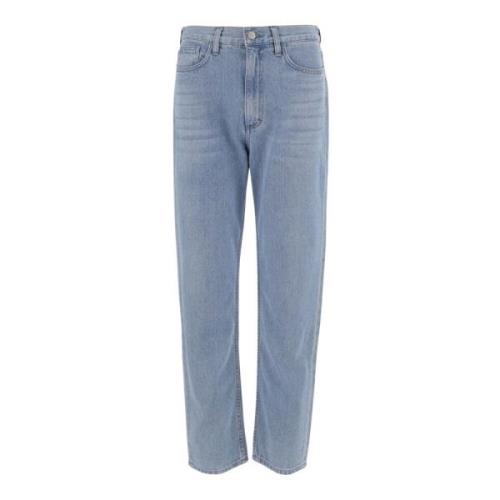 Indigo Denim Straight Leg Jeans Partow , Blue , Dames