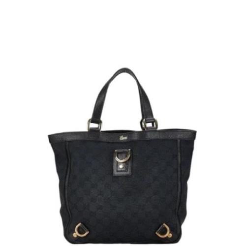 Pre-owned Canvas gucci-bags Gucci Vintage , Black , Dames