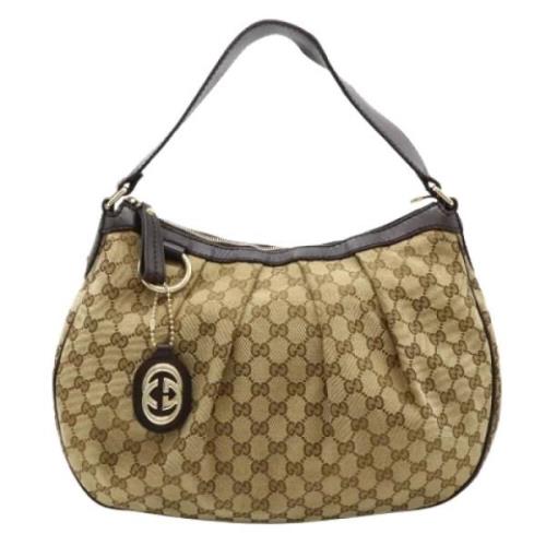 Pre-owned Canvas gucci-bags Gucci Vintage , Brown , Dames