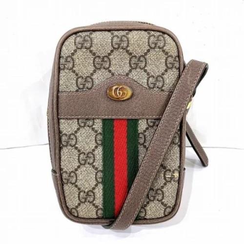 Pre-owned Canvas gucci-bags Gucci Vintage , Brown , Dames