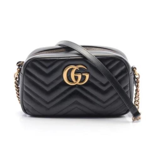 Pre-owned Leather gucci-bags Gucci Vintage , Black , Dames