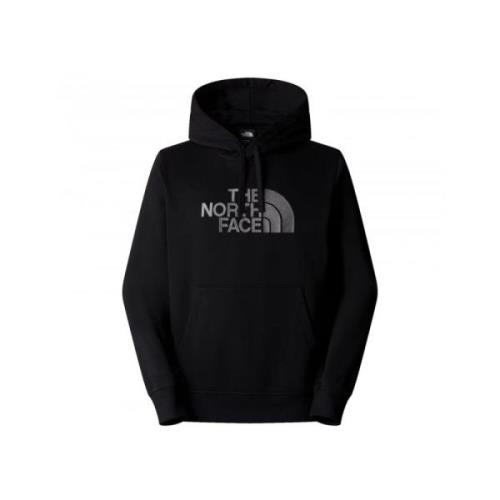 Geborduurde hoodie met kangoeroezak The North Face , Black , Heren