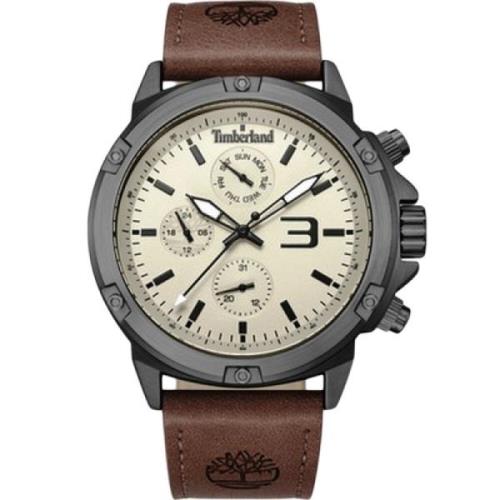 Roestvrijstalen kwarts herenhorloge Timberland , Gray , Heren