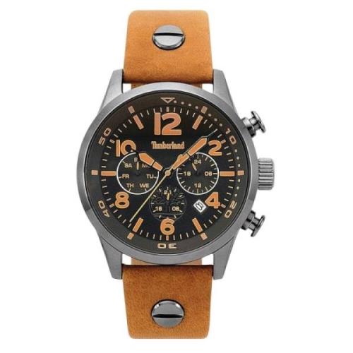 Roestvrij Stalen Quartz Herenhorloge Grijs Timberland , Gray , Heren