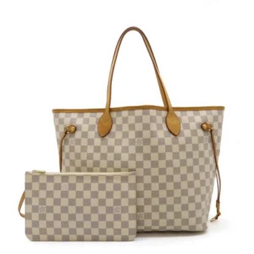 Pre-owned Canvas louis-vuitton-bags Louis Vuitton Vintage , Beige , Da...