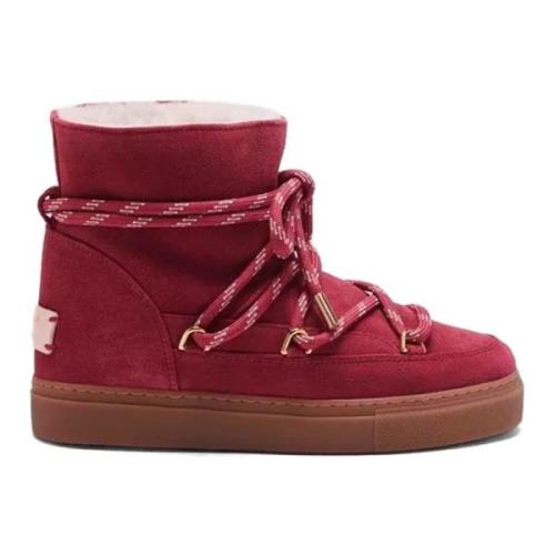 Rode Suède Shearling Collectie Coccinelle , Red , Dames