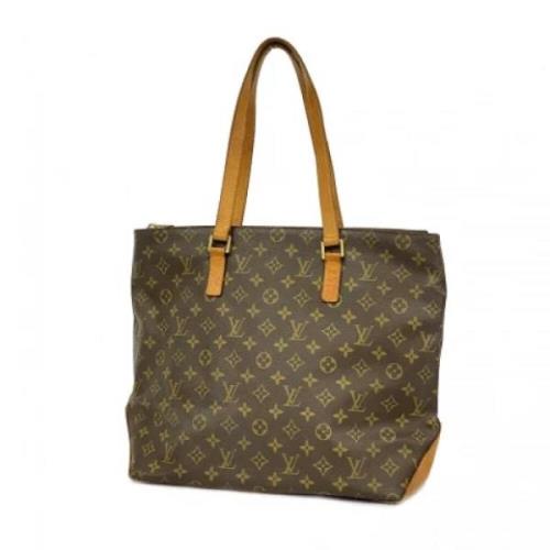 Pre-owned Fabric totes Louis Vuitton Vintage , Brown , Dames