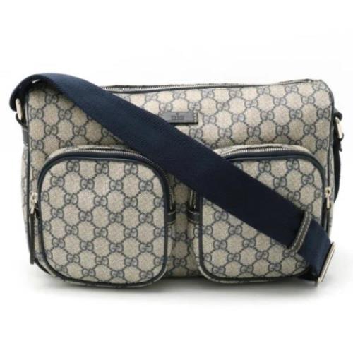 Pre-owned Canvas gucci-bags Gucci Vintage , Beige , Dames