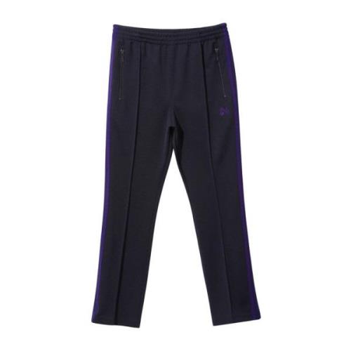 Blauwe Geborduurde Broek Needles , Blue , Heren