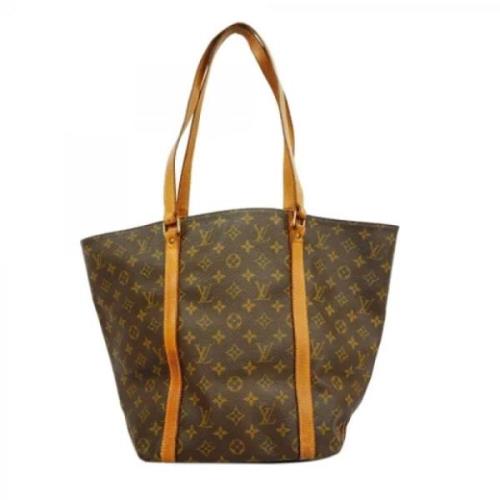 Pre-owned Fabric totes Louis Vuitton Vintage , Brown , Dames