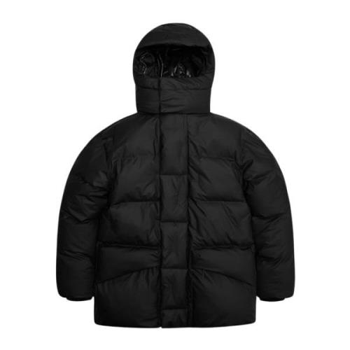 Harbin Puffer Jas - Waterdichte Winterjas Rains , Black , Dames