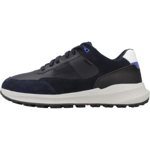 Stijlvolle Sneakers voor Heren Geox , Blue , Heren