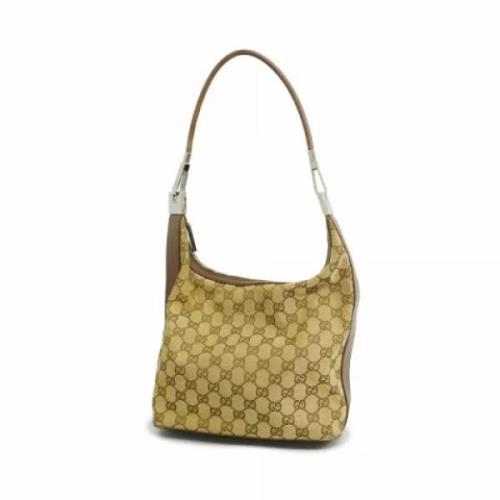 Pre-owned Canvas gucci-bags Gucci Vintage , Brown , Dames