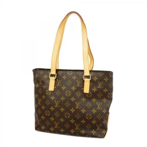 Pre-owned Fabric totes Louis Vuitton Vintage , Brown , Dames