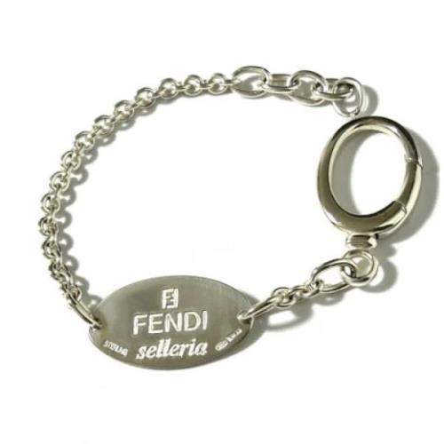 Pre-owned Silver bracelets Fendi Vintage , Gray , Dames