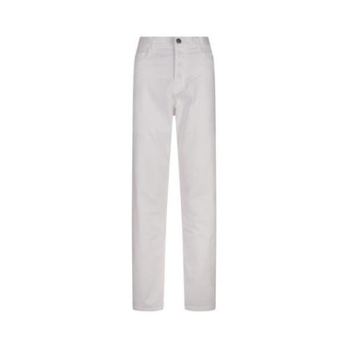 Witte Stretch Katoen Denim Jeans Jacob Cohën , White , Dames