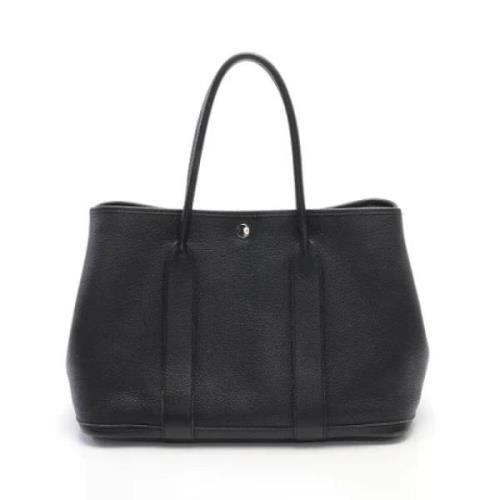 Pre-owned Leather handbags Hermès Vintage , Black , Dames