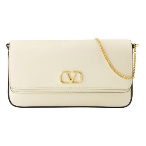 Witte VLogo Signature Mini Schoudertas Valentino Garavani , White , Da...