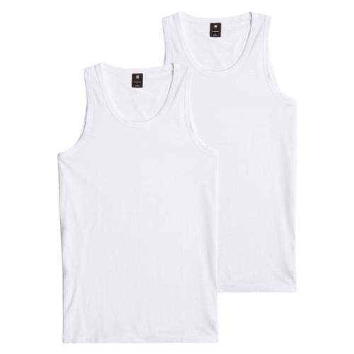 Slim Fit Tanktop Set G-star , White , Heren