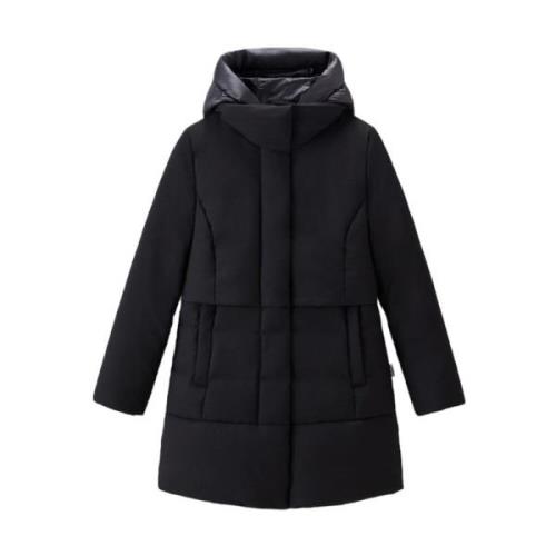 Zwarte 2-in-1 Parka met wind- en waterbestendige stof Woolrich , Black...