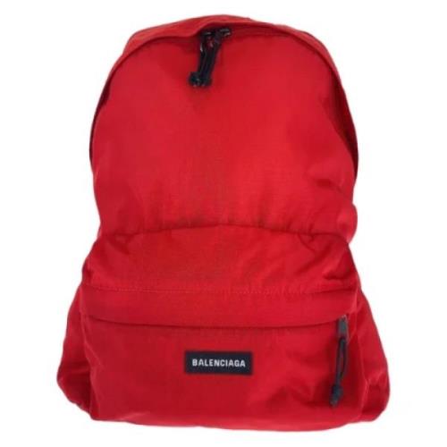 Pre-owned Canvas backpacks Balenciaga Vintage , Red , Dames