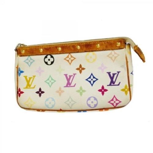 Pre-owned Fabric louis-vuitton-bags Louis Vuitton Vintage , White , Da...