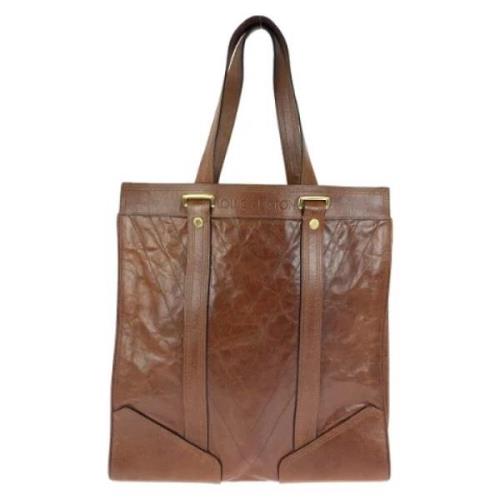 Pre-owned Leather louis-vuitton-bags Louis Vuitton Vintage , Brown , D...