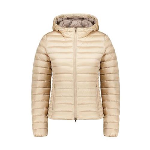 Aghata - 100 gram beige donsjack met capuchon Ciesse Piumini , Beige ,...