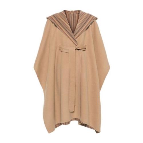 Kameelbruine Capejas met Grote Capuchon PS By Paul Smith , Brown , Dam...