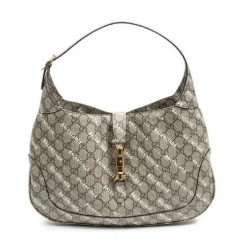 Pre-owned Canvas gucci-bags Gucci Vintage , Beige , Dames