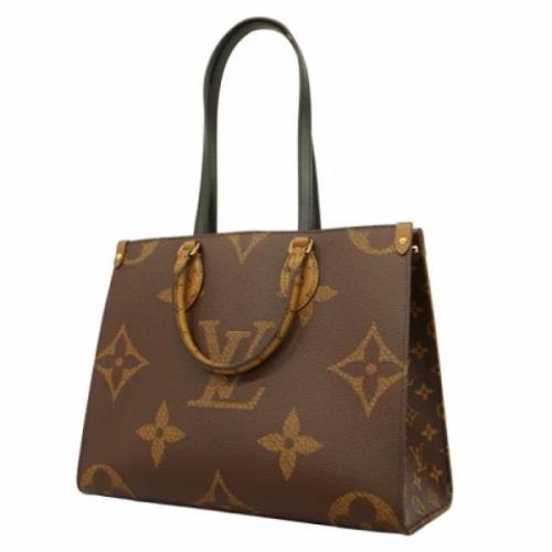 Pre-owned Fabric totes Louis Vuitton Vintage , Brown , Dames