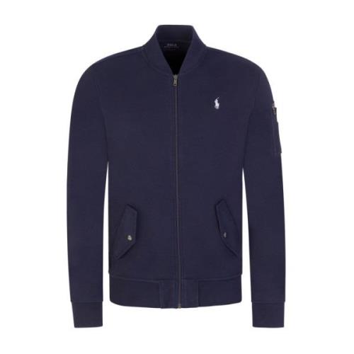 Navy Katoenen Regular Fit Jas Polo Ralph Lauren , Blue , Heren