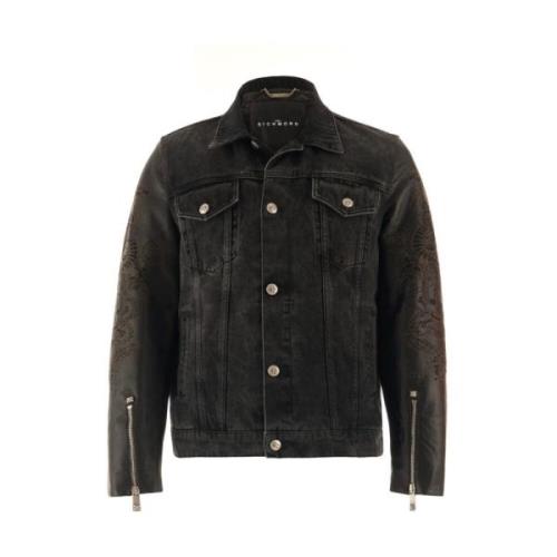 Denim jas John Richmond , Black , Heren