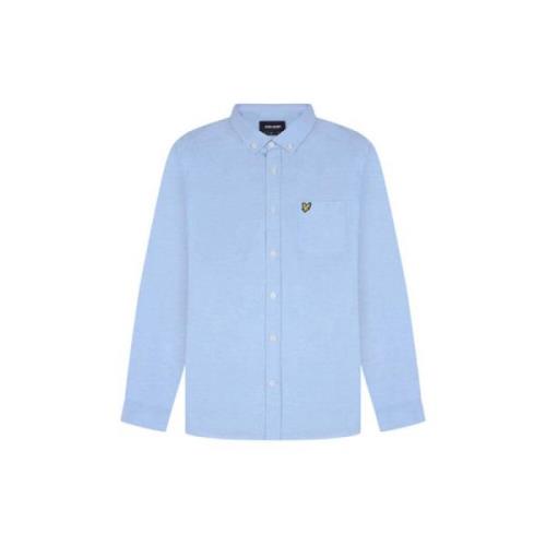 Lichtgewicht Oxford Overhemd Regular Fit Lyle & Scott , Blue , Heren