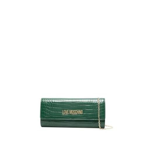 Groene Schoudertas Mode Accessoire Moschino , Green , Dames