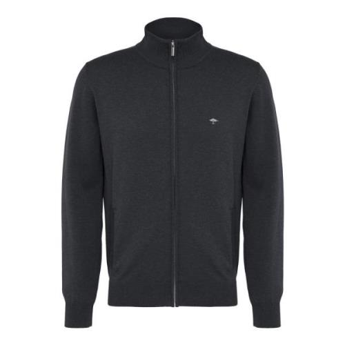 Ritssluiting Cardigan voor Mannen Fynch-Hatton , Black , Heren