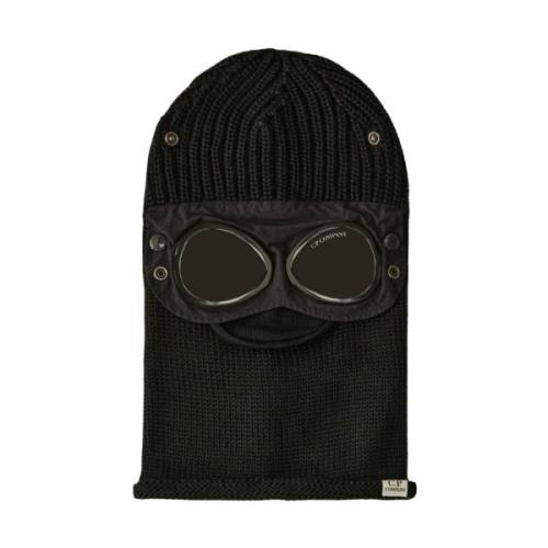 Zwarte Goggle Capuchon C.p. Company , Black , Heren