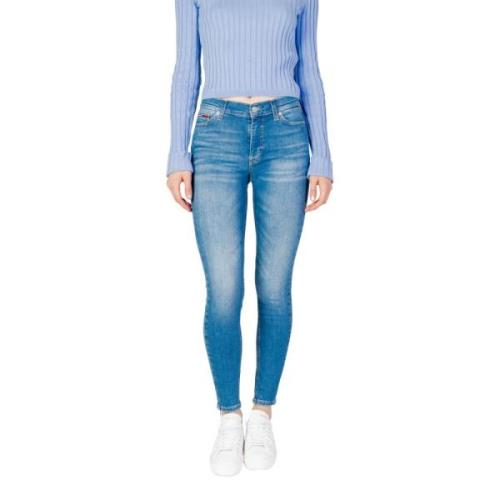 Essential Skinny Jeans Lichtblauwe Wassing Tommy Jeans , Blue , Dames