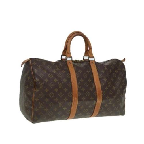 Pre-owned Canvas louis-vuitton-bags Louis Vuitton Vintage , Brown , Da...