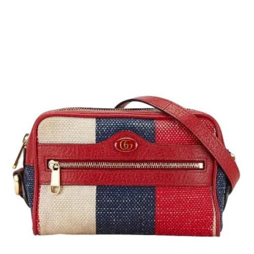 Pre-owned Canvas shoulder-bags Gucci Vintage , Red , Dames