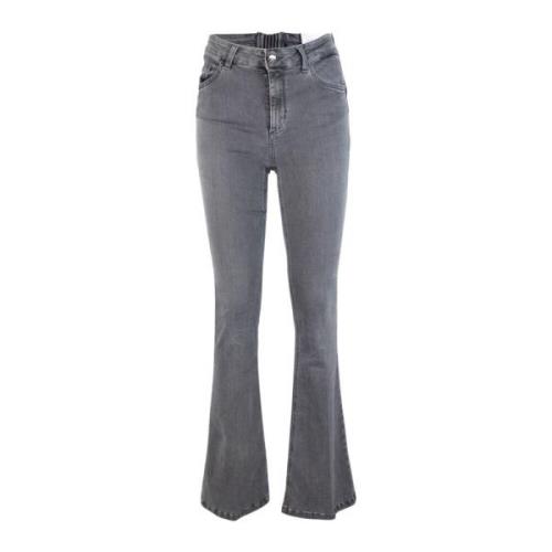 Flare denim jeans met stretchkatoen Liu Jo , Gray , Dames