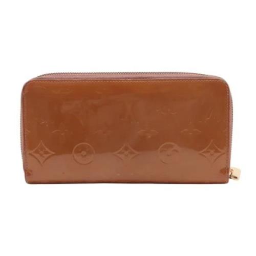 Pre-owned Leather wallets Louis Vuitton Vintage , Brown , Dames