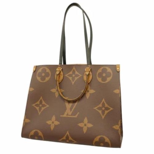 Pre-owned Fabric totes Louis Vuitton Vintage , Brown , Dames