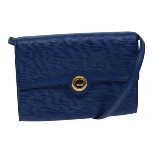 Pre-owned Leather louis-vuitton-bags Louis Vuitton Vintage , Blue , Da...