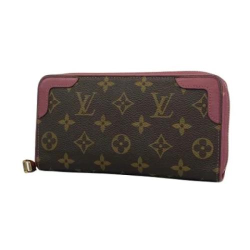 Pre-owned Canvas wallets Louis Vuitton Vintage , Brown , Dames