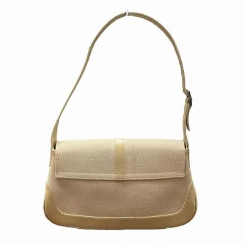 Pre-owned Canvas gucci-bags Gucci Vintage , Beige , Dames