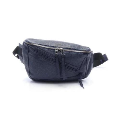 Pre-owned Leather crossbody-bags Loewe Pre-owned , Blue , Heren