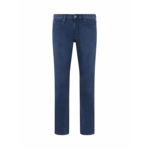 Heren Slim Fit Stretch Denim Jeans Armani , Blue , Dames